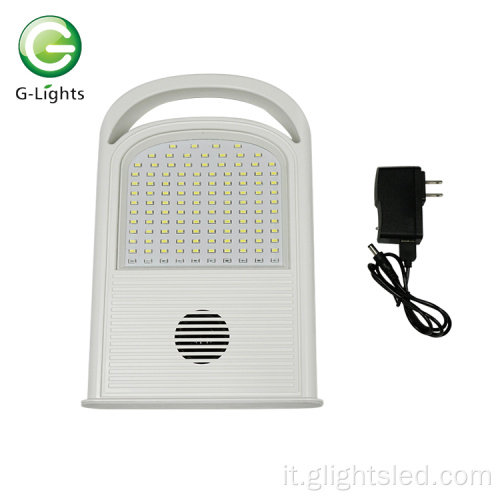 Music Play Lampada solare ricaricabile da 100 W